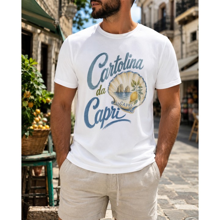 Koszulka - Vita al Sole - Małża Cartolina da Capri - Galeria - (000_7)_Custom_Italiano
