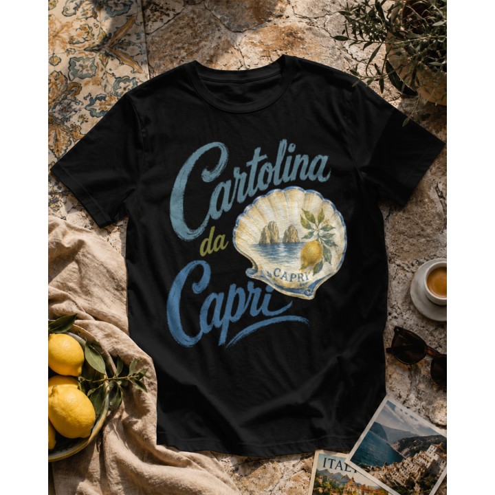 Koszulka - Vita al Sole - Małża Cartolina da Capri - Galeria - (000_7)_Custom_Italiano