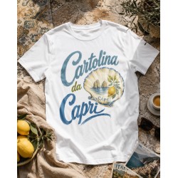 Koszulka Cartolina da Capri – włoska pocztówka retro