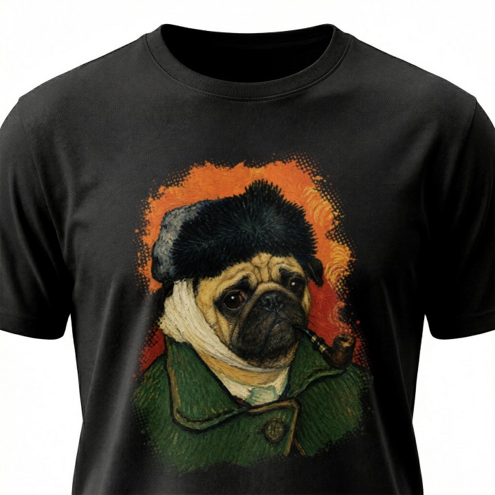 Koszulka Dziki Luwr | Mops Bez Ucha - Galeria - (000_1)_UNI_BLACK