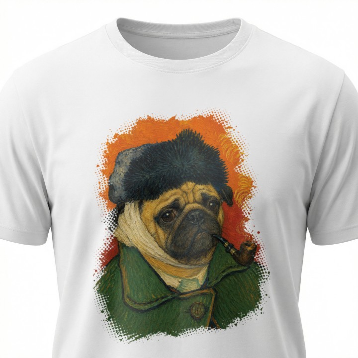 Koszulka Dziki Luwr | Mops Bez Ucha - Galeria - (000_2)_UNI_WHITE