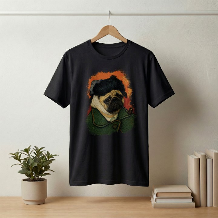 Koszulka Dziki Luwr | Mops Bez Ucha - Galeria - (000_1)_UNI_BLACK