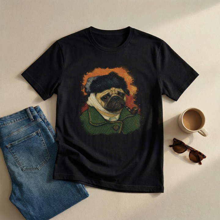 Koszulka Dziki Luwr | Mops Bez Ucha - Galeria - (000_1)_UNI_BLACK