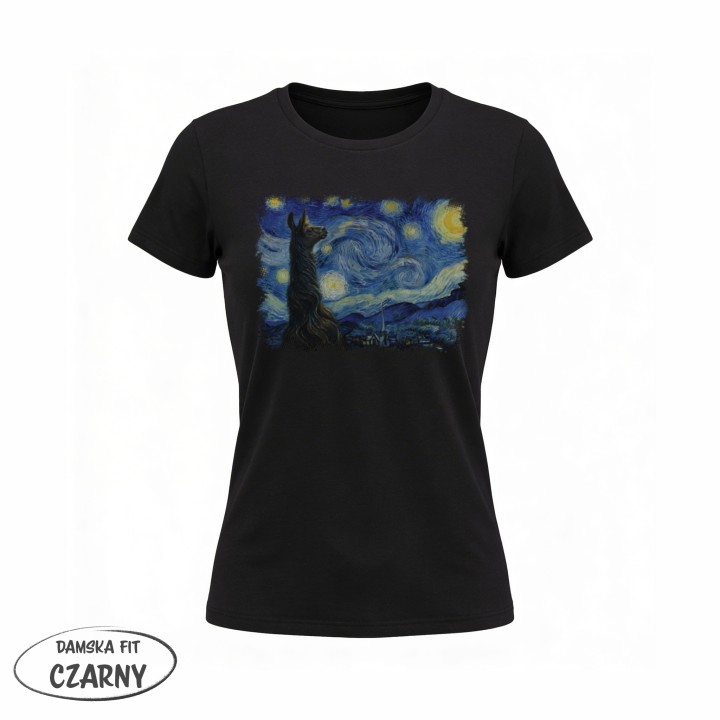 Koszulka - Dziki Luwr - Lama - Galeria - (02)_F190_LADY_Black