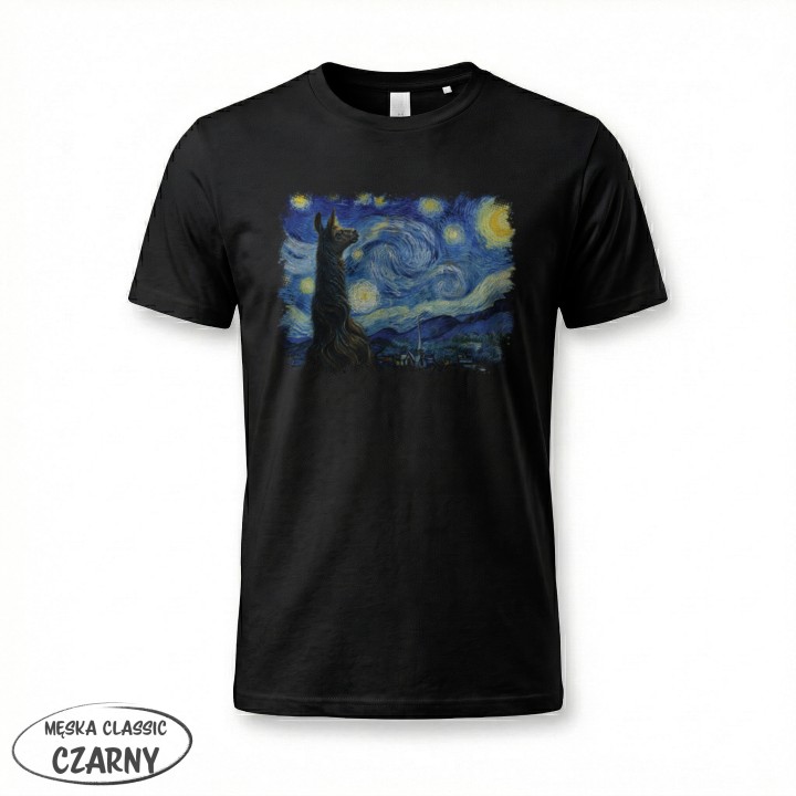 Koszulka - Dziki Luwr - Lama - Galeria - (12)_F190_MEN_Black