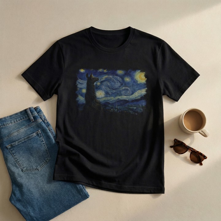 Koszulka - Dziki Luwr - Lama - Galeria - (000_1)_UNI_BLACK