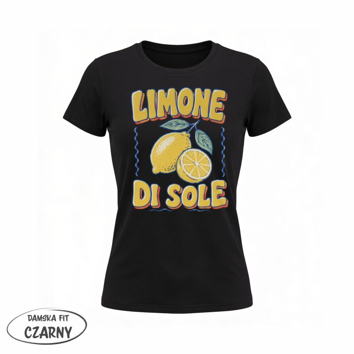 Koszulka - Vita al Sole - Cytryna Limone - Galeria - (02)_F190_LADY_Black