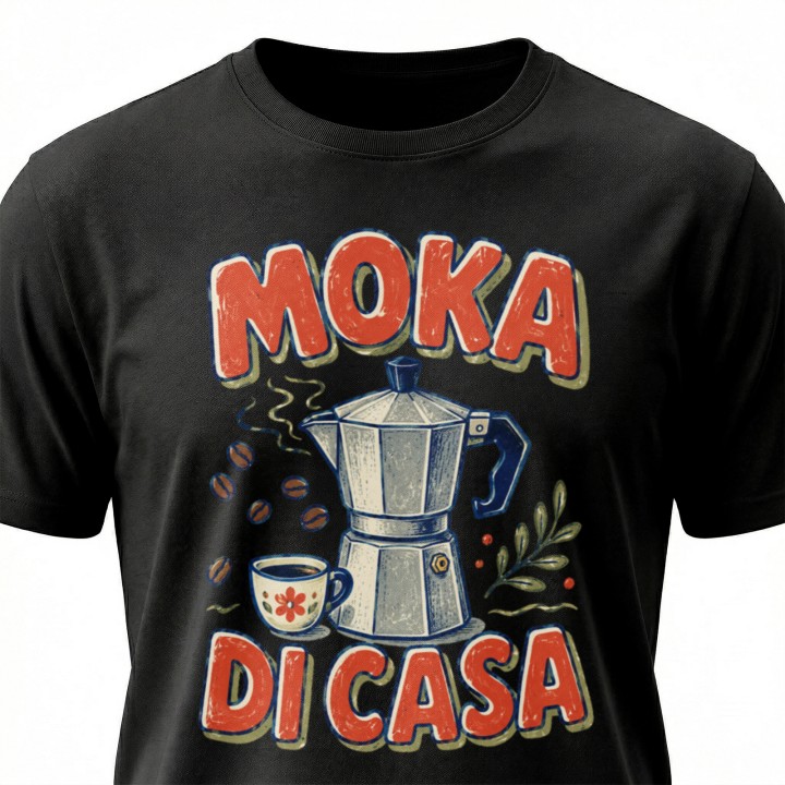 Koszulka - Vita al Sole - Kawiarka Moka - Galeria - (000_1)_UNI_BLACK