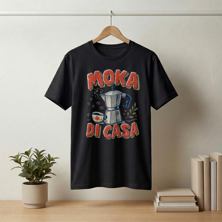 Koszulka - Vita al Sole - Kawiarka Moka - Galeria - (000_1)_UNI_BLACK