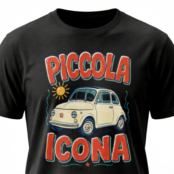 Koszulka - Vita al Sole - Fiat 500 - Galeria - (000_1)_UNI_BLACK