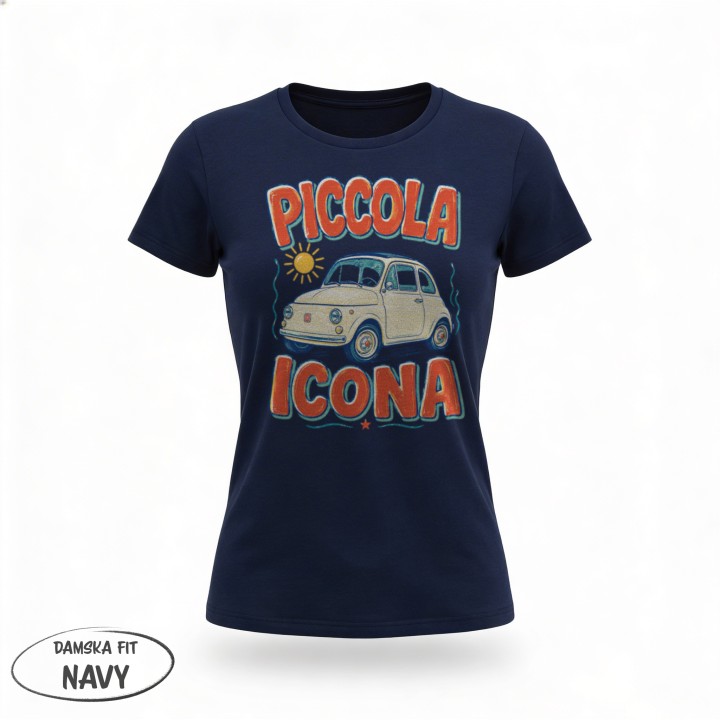 Koszulka - Vita al Sole - Fiat 500 - Galeria - (08)_F190_LADY_Navy