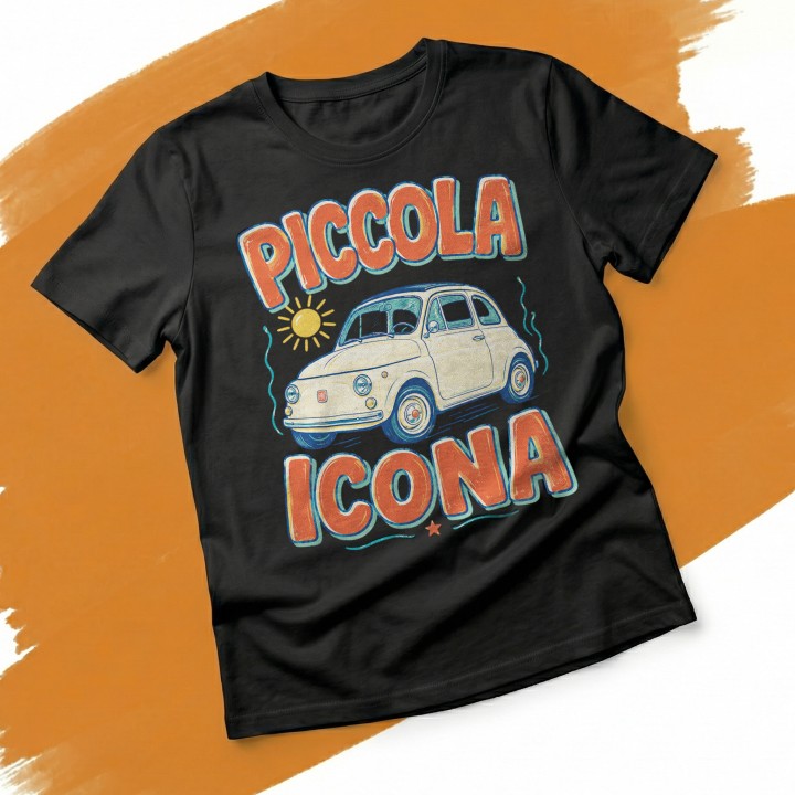 Koszulka - Vita al Sole - Fiat 500 - Galeria - (000)_Miniatury