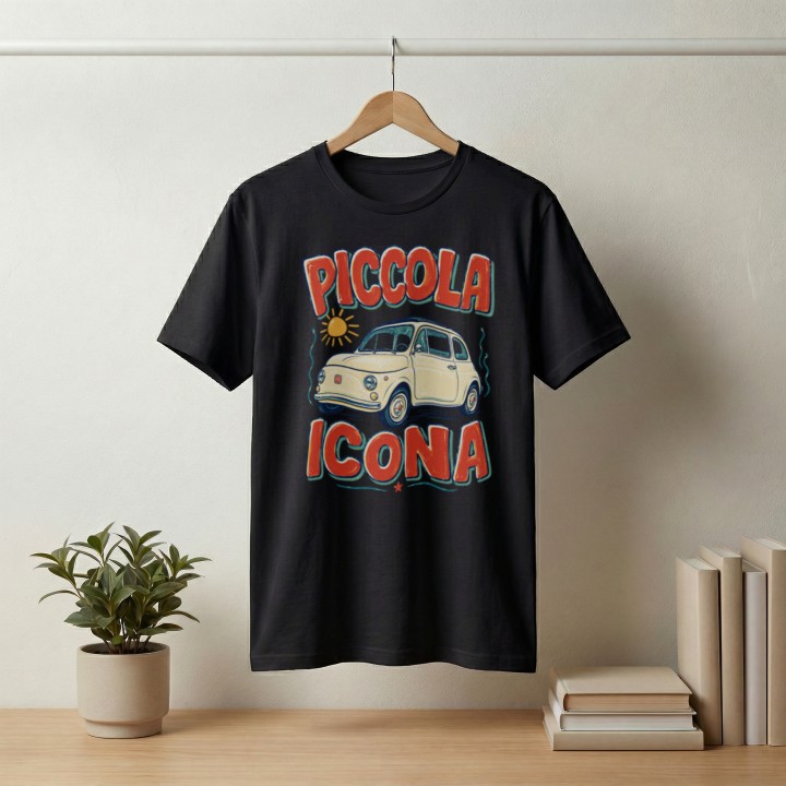 Koszulka - Vita al Sole - Fiat 500 - Galeria - (000_1)_UNI_BLACK