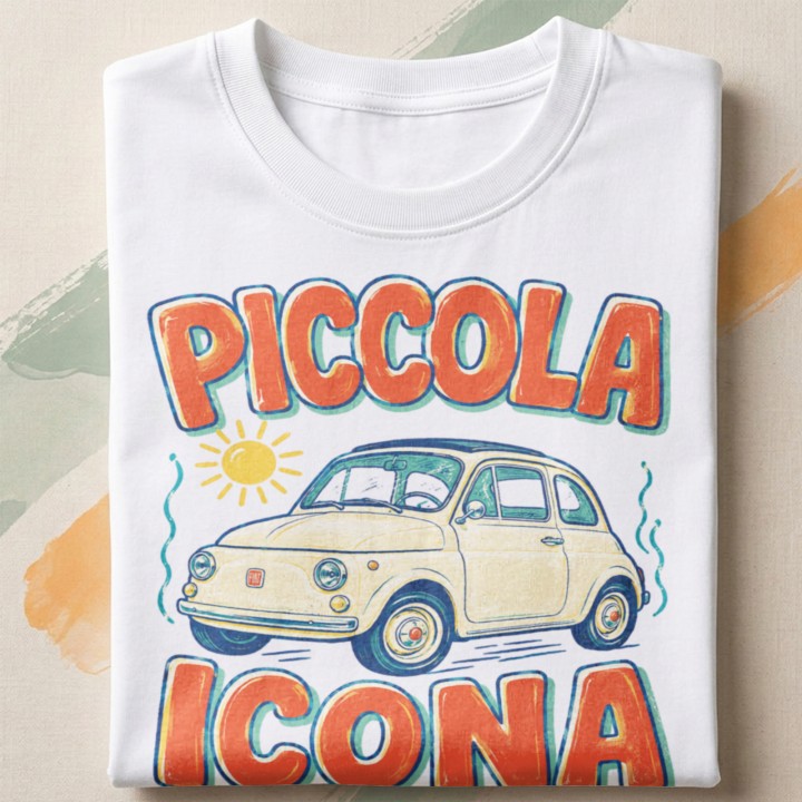Koszulka - Vita al Sole - Fiat 500 - Galeria - (000)_Miniatury