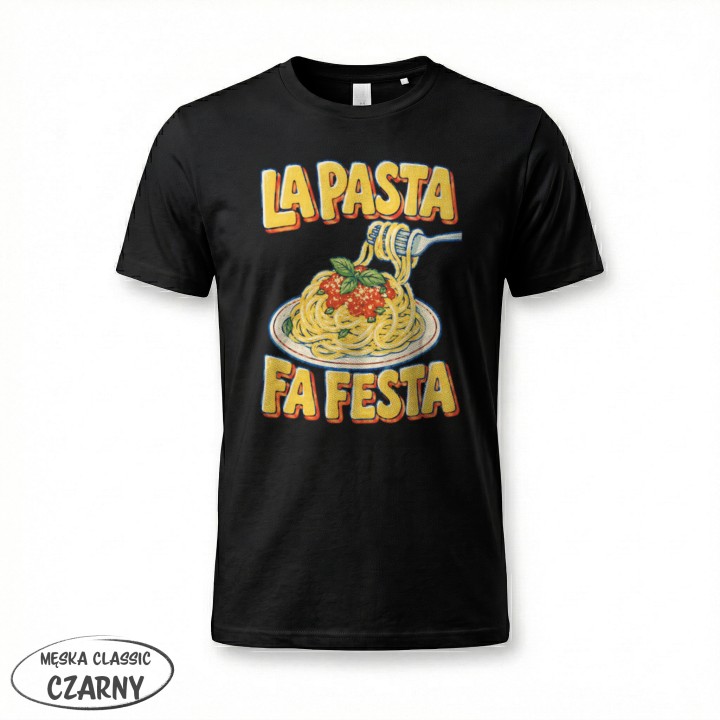Koszulka - Vita al Sole - Pasta makaron - Galeria - (12)_F190_MEN_Black