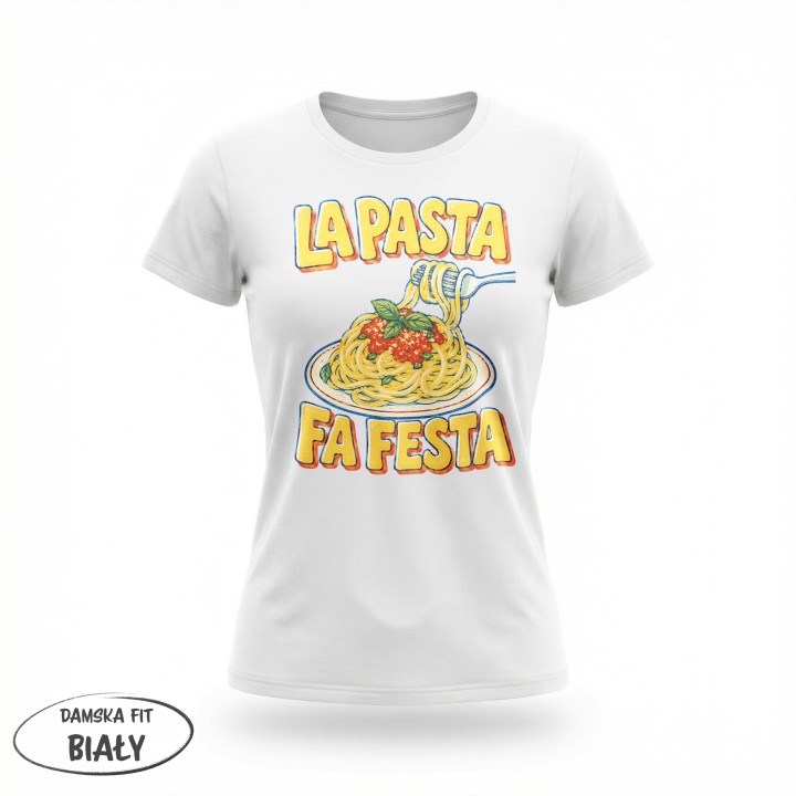 Koszulka - Vita al Sole - Pasta makaron - Galeria - (01)_F190_LADY_White