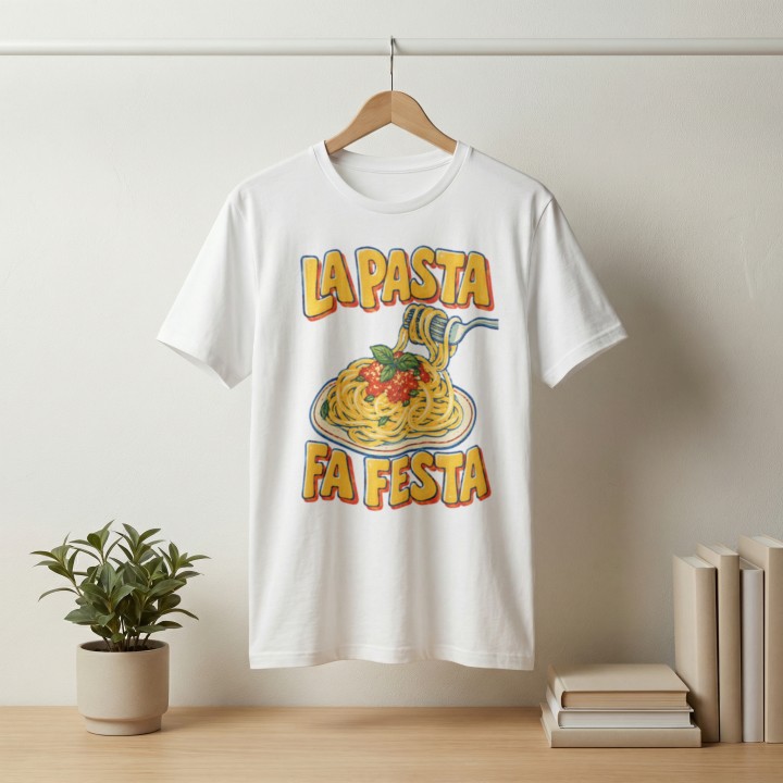 Koszulka - Vita al Sole - Pasta makaron - Galeria - (000_2)_UNI_WHITE