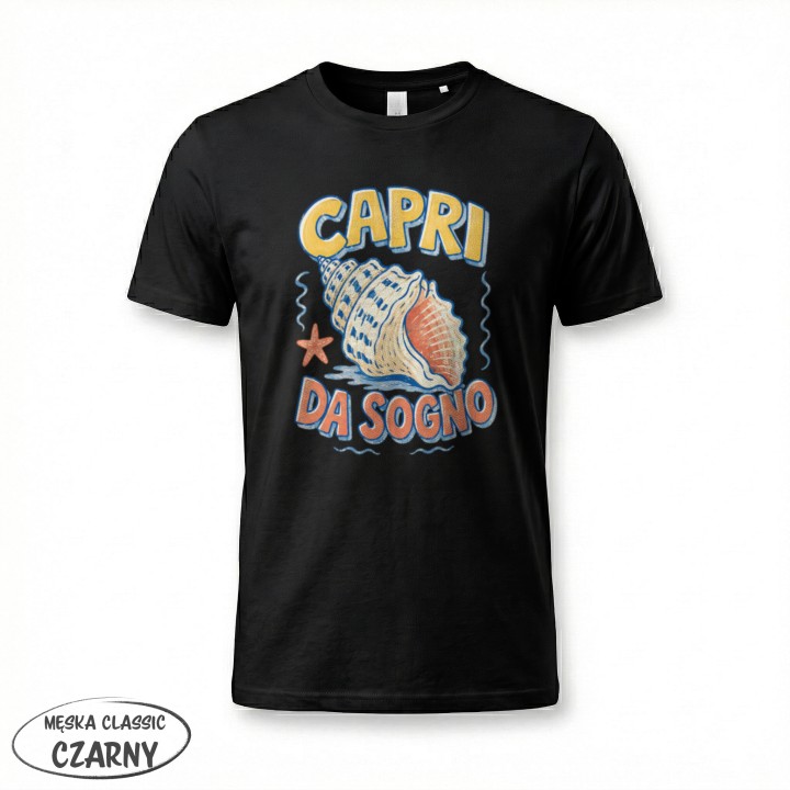 Koszulka - Vita al Sole - Capri Muszla - Galeria - (12)_F190_MEN_Black