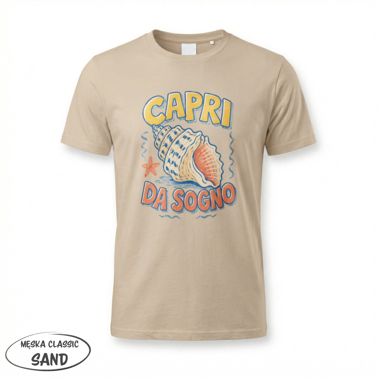 Koszulka - Vita al Sole - Capri Muszla - Galeria - (13)_F190_MEN_Sand