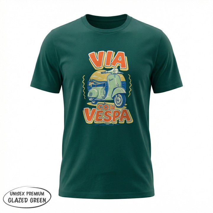 Koszulka - Vita al Sole - Vespa - Galeria - (37)_Stanley_Glazed_Green