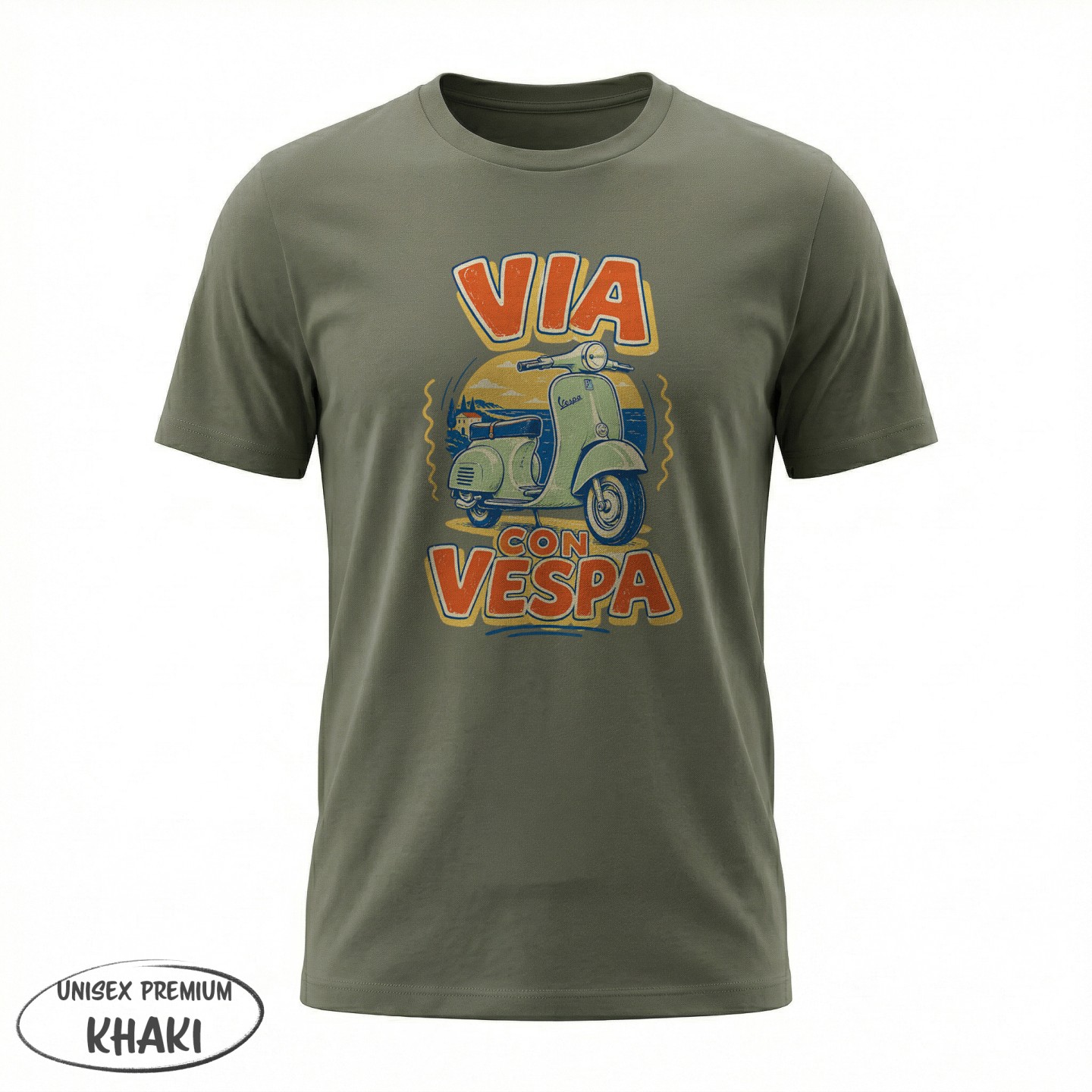 Koszulka - Vita al Sole - Vespa - Galeria - (27)_Stanley_Khaki