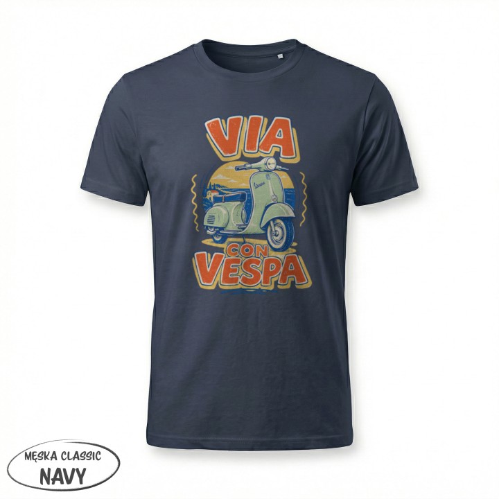 Koszulka - Vita al Sole - Vespa - Galeria - (18)_F190_MEN_Navy