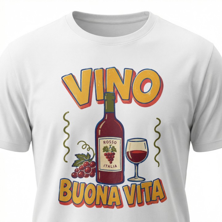 Koszulka - Vita al Sole - Wino - Galeria - (000_2)_UNI_WHITE