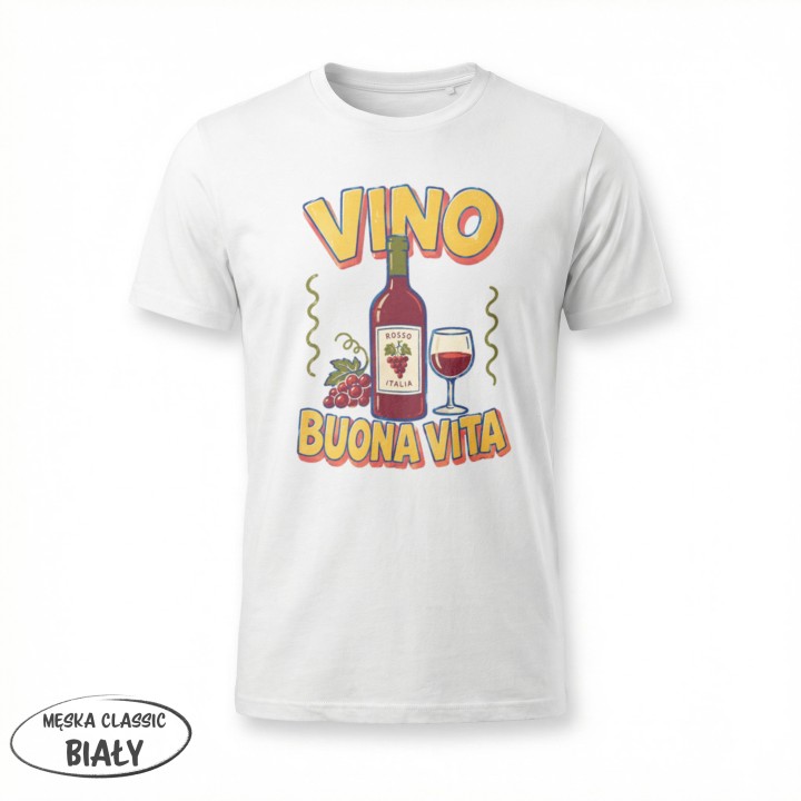 Koszulka - Vita al Sole - Wino - Galeria - (11)_F190_MEN_White