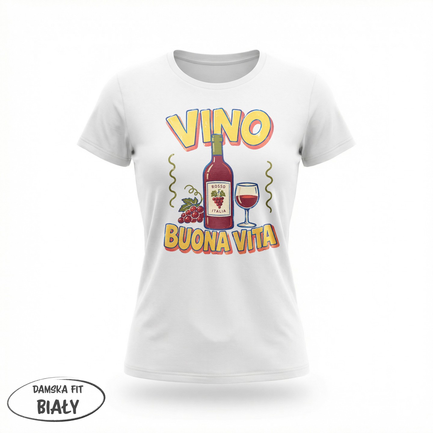 Koszulka - Vita al Sole - Wino - Galeria - (01)_F190_LADY_White