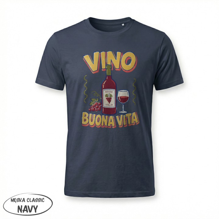 Koszulka - Vita al Sole - Wino - Galeria - (18)_F190_MEN_Navy