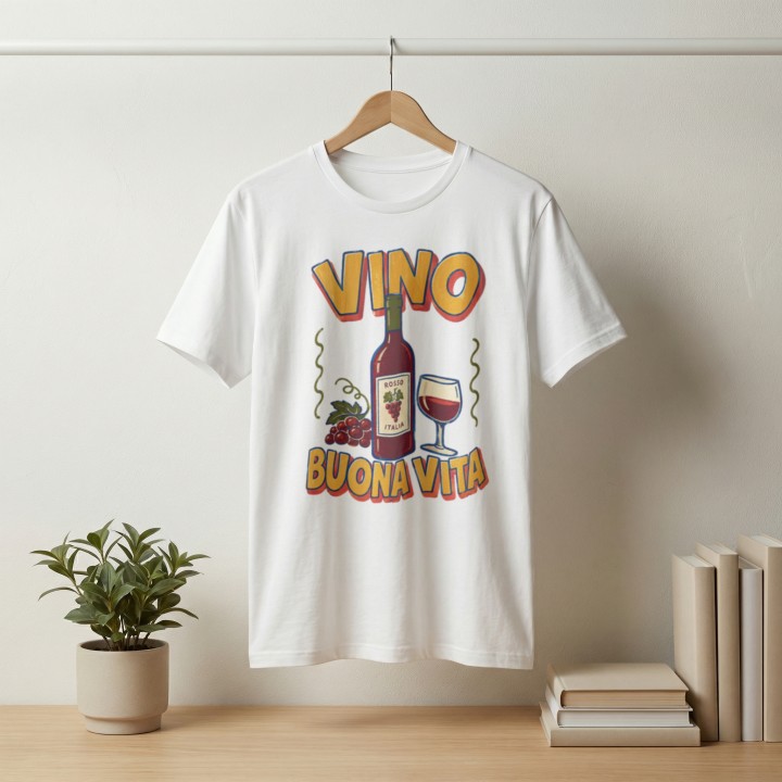 Koszulka - Vita al Sole - Wino - Galeria - (000_2)_UNI_WHITE