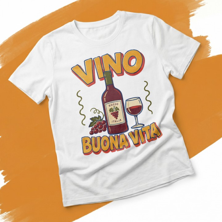 Koszulka - Vita al Sole - Wino - Galeria - (000)_Miniatury