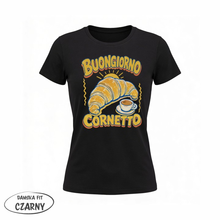 Koszulka - Vita al Sole - Cornetto Rogalik - Galeria - (02)_F190_LADY_Black