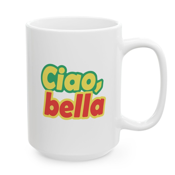 Kubek Ciao, Bella - Main - (B)_1_Basic_White_15Oz