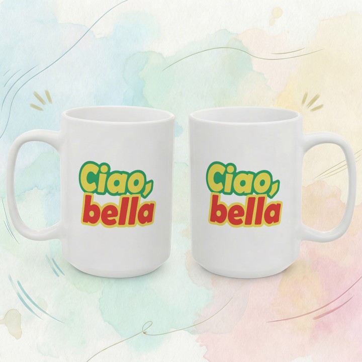 Kubek Ciao, Bella - Main - (B)_1_Basic_White_15Oz