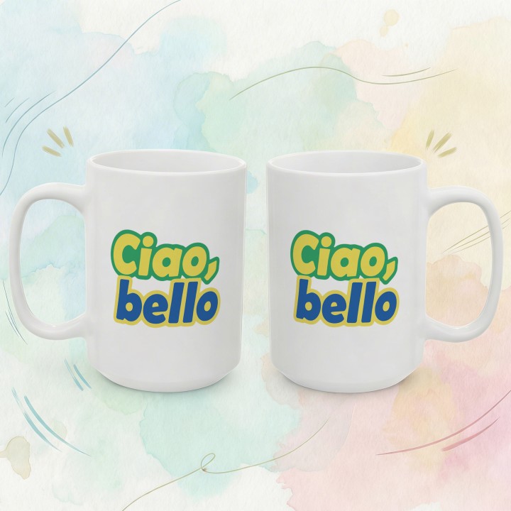 Kubek - Ciao, Bello - Main - (B)_1_Basic_White_15Oz