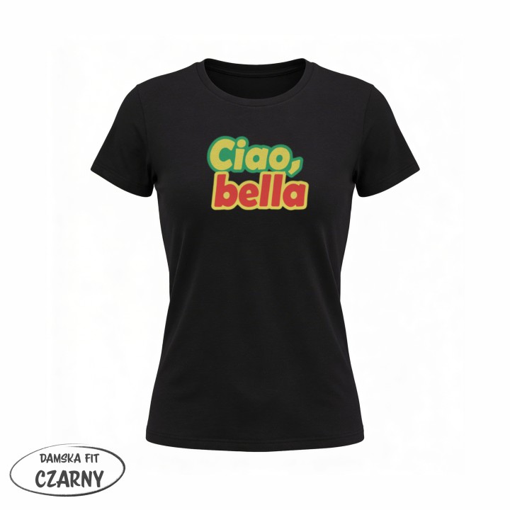 Koszulka - Ciao Bella - Galeria - (02)_F190_LADY_Black