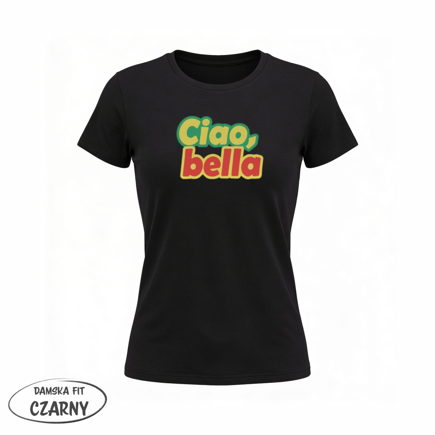 Koszulka - Ciao Bella - Galeria - (02)_F190_LADY_Black