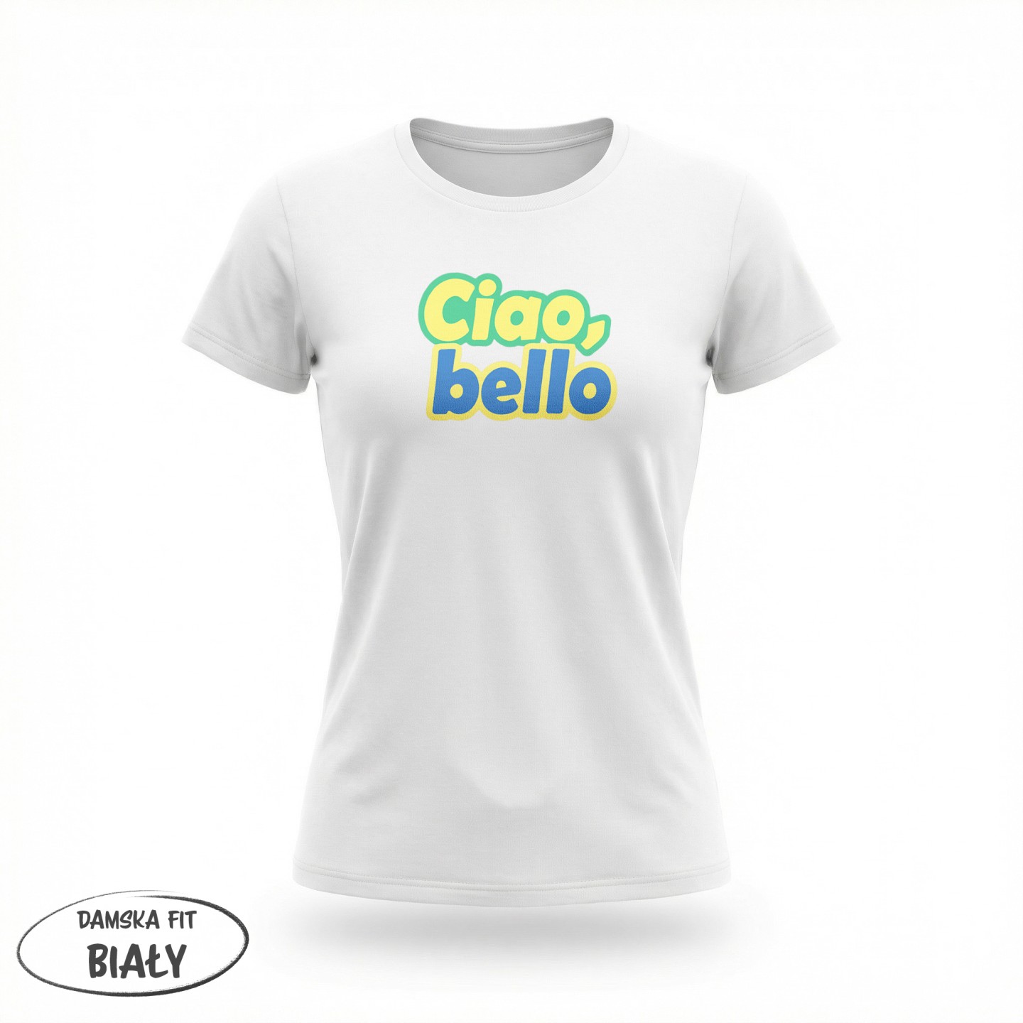 Koszulka Ciao Bello - Galeria - (01)_F190_LADY_White