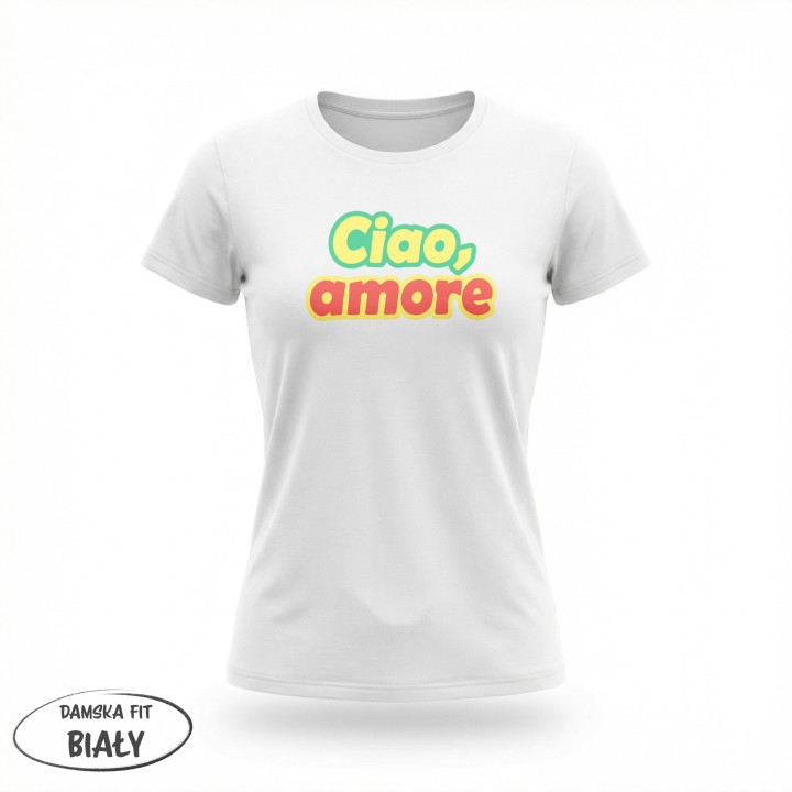Koszulka Ciao Amore – włoski styl na co dzień