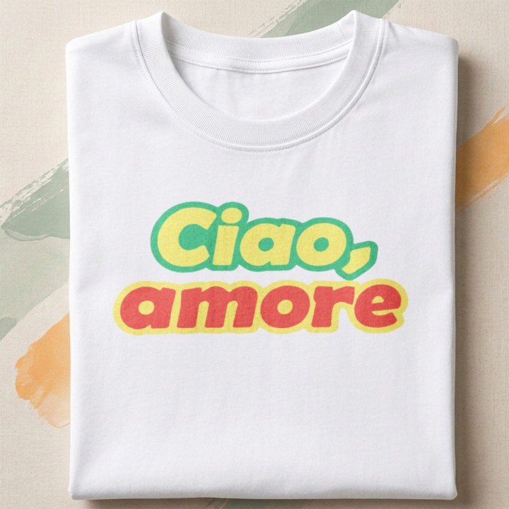 Koszulka Ciao Amore – włoski styl na co dzień