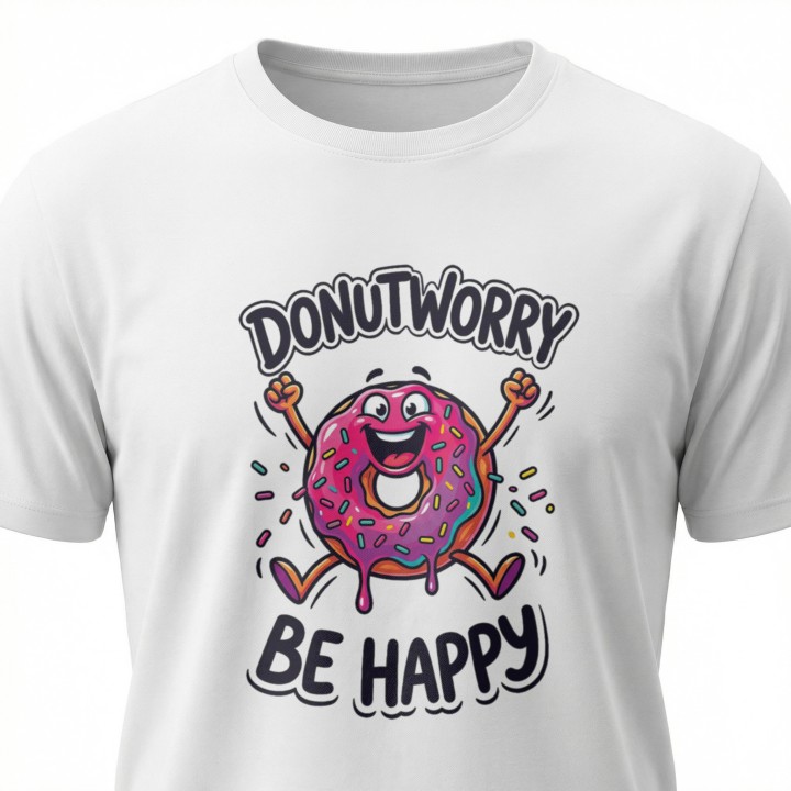 Donut worry be happy Z pączkiem - Galeria - (000_2)_UNI_WHITE