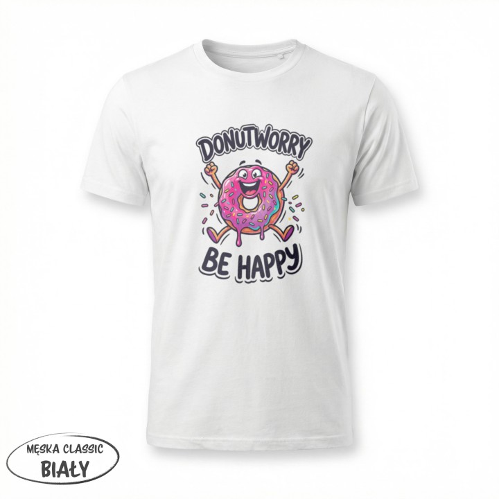 Donut worry be happy Z pączkiem - Galeria - (11)_F190_MEN_White
