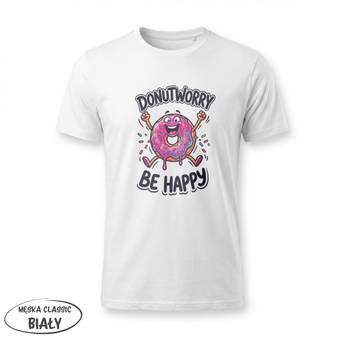 Donut worry be happy Z pączkiem - Galeria - (11)_F190_MEN_White