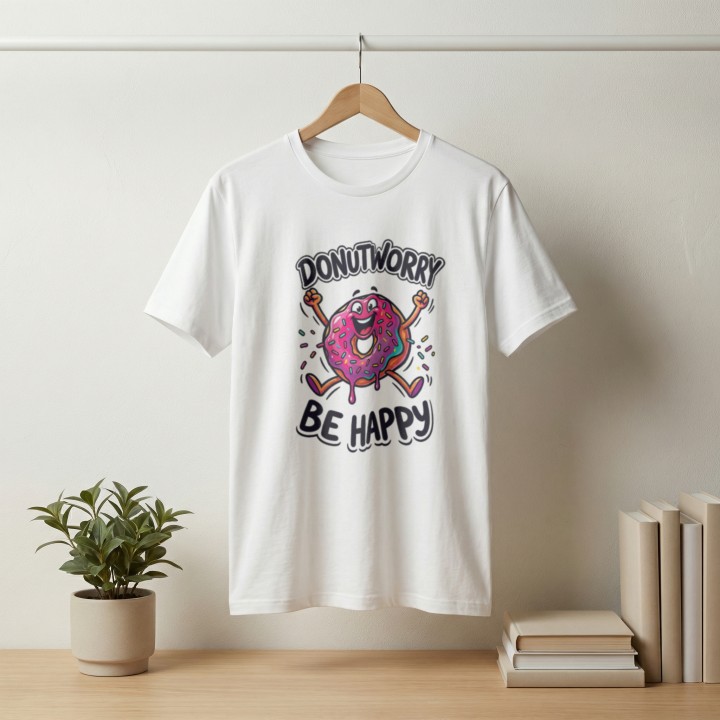 Donut worry be happy Z pączkiem - Galeria - (000_2)_UNI_WHITE