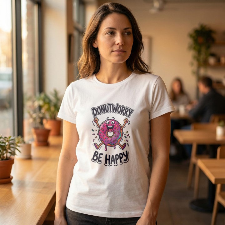 Donut worry be happy Z pączkiem - Galeria - (000_2)_UNI_WHITE