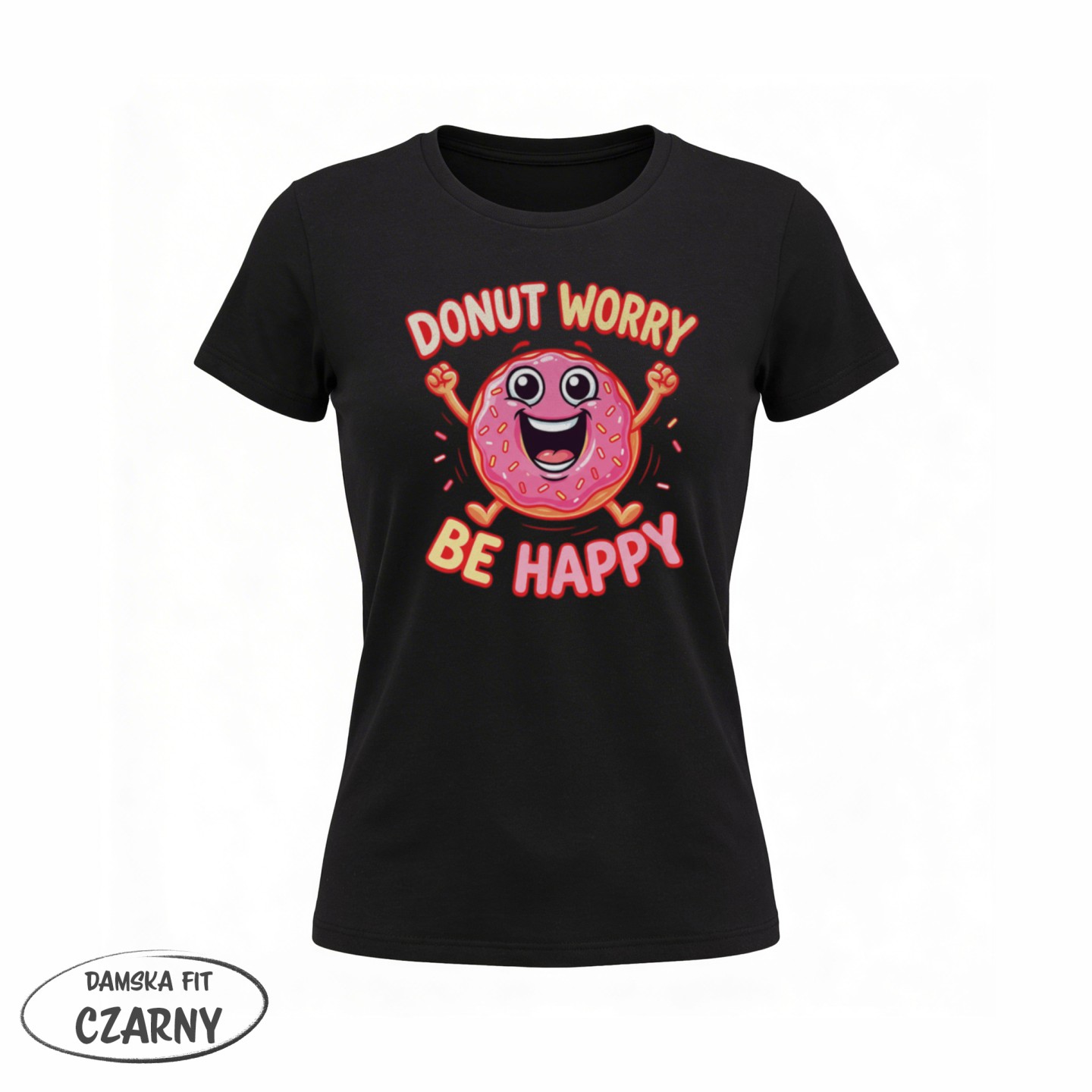 Donut worry be happy Z pączkiem - Galeria - (02)_F190_LADY_Black