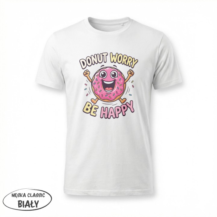 Donut worry be happy Z pączkiem - Galeria - (11)_F190_MEN_White