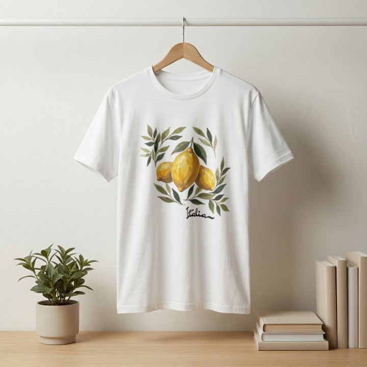 Cytryny i napis Italy - Galeria - (000_2)_UNI_WHITE