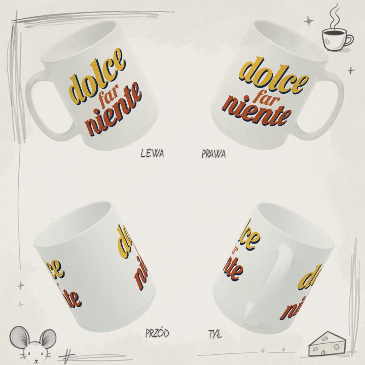 Napis włoski - Dolce far niente - Galeria - (B)_4Side_Grid